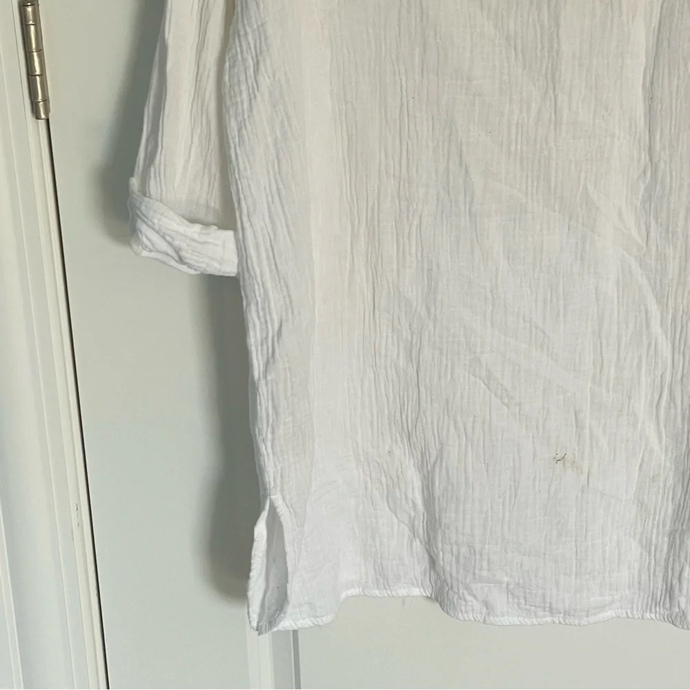 La Blanca Swimwear White Hooded Sweater Swimsuit Cover Up - 47070